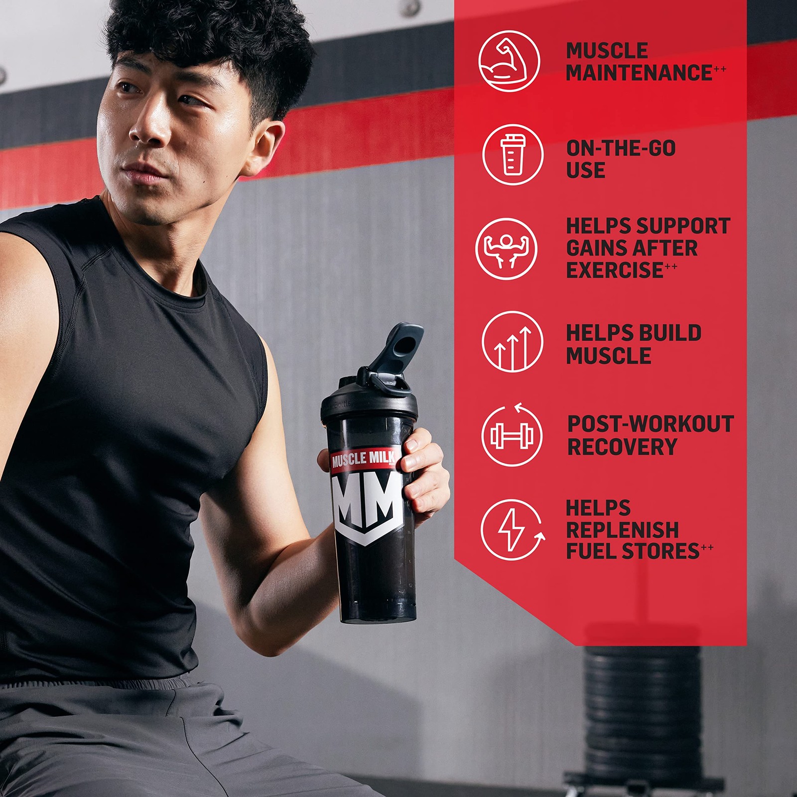 Muscle Milk Gainer Protein Powder, Vanilla 5 Pound (Pack of 1), Creme