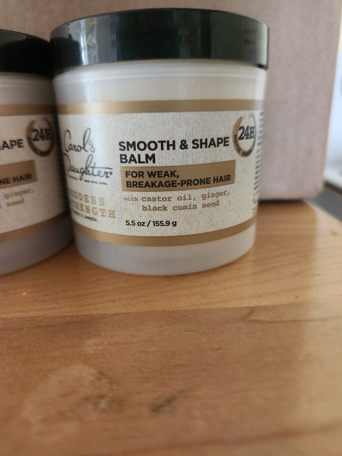5 Carol’s Daughter Goddess Strength Smooth & Shape Balm 24HR 5.5 oz Castor Oil
