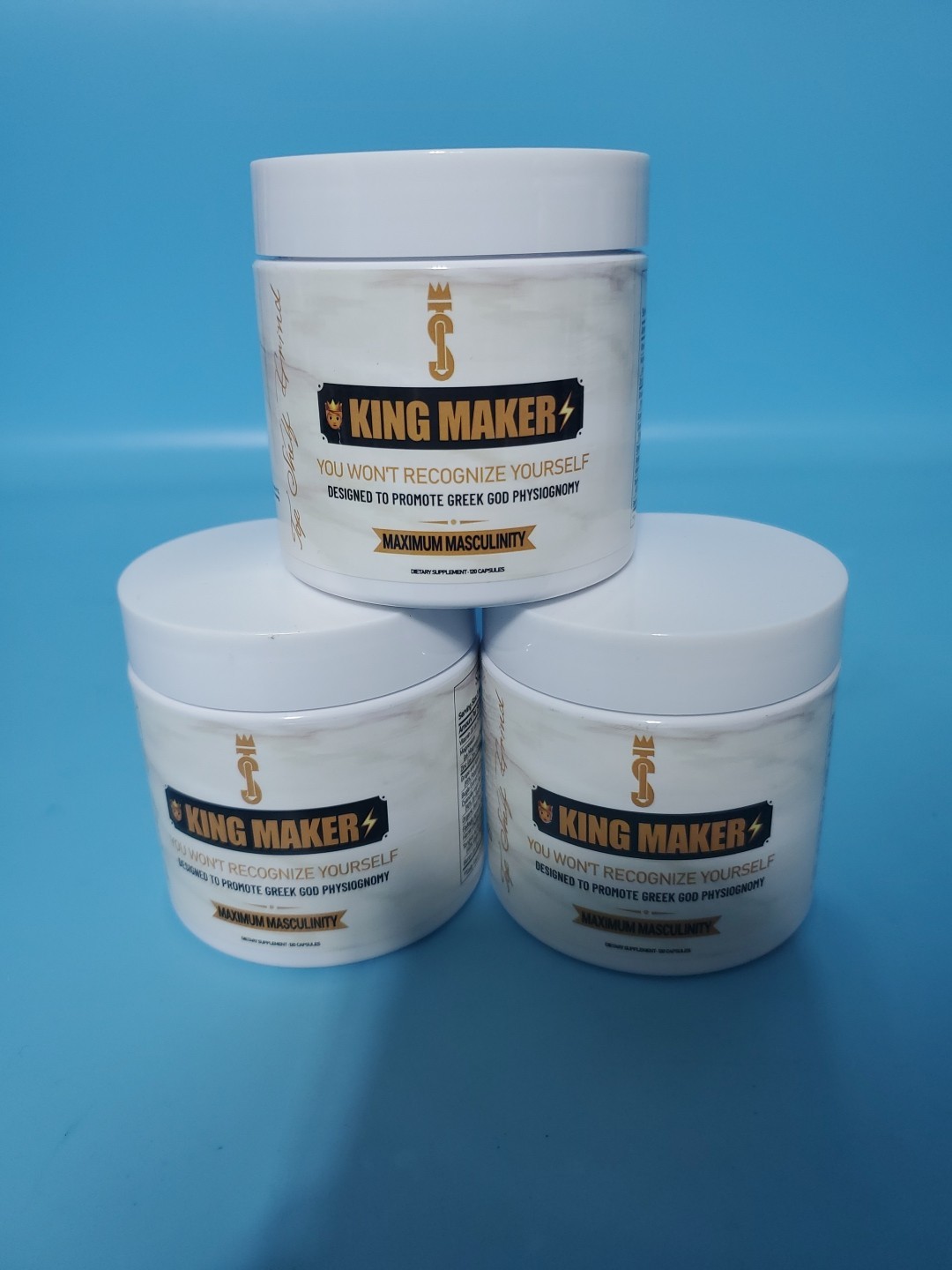 3X Top Shelf Grind King Maker, 120 capsules, 13-in-1 Supplement for Men