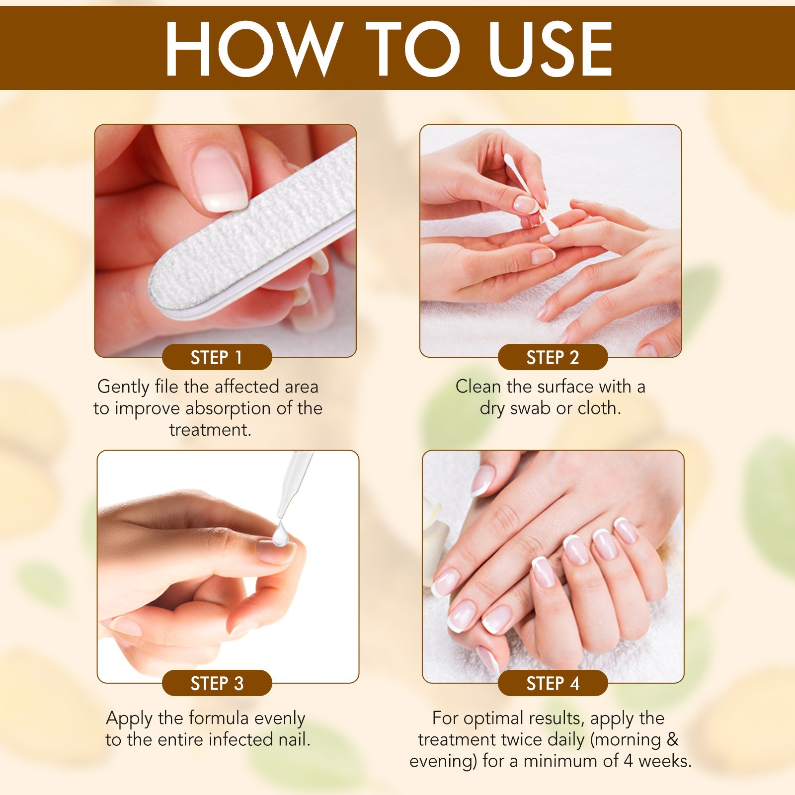 7 Days Nail Fungus Treatment – Extra Strength Repair for Nails & Cuticles 60ML