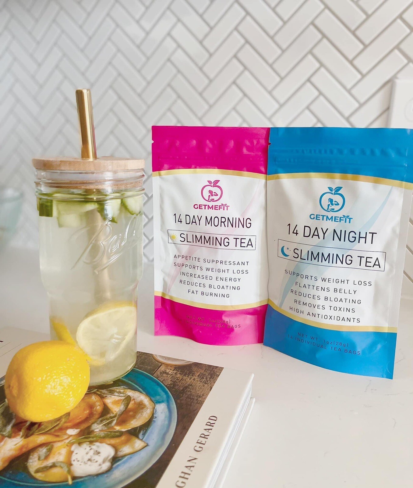 GetmefitUSA 14 days Slimming Tea Morning And Night Detox And Slimming