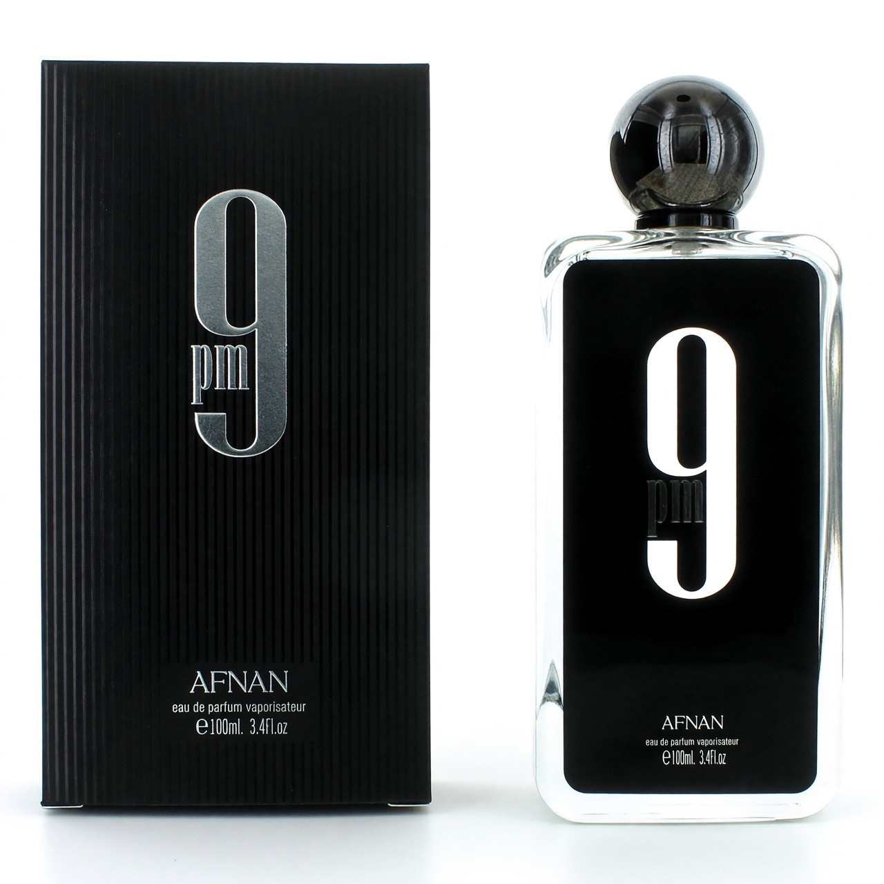 Afnan 9 PM Men 3.4 oz 100 ml Eau de Parfum EDP Spray New Box Free Shipping