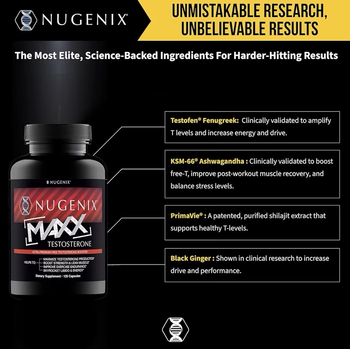 2 PACK Nugenix Total-T Maxx – Maximum Total Testosterone Booster for Men NEW