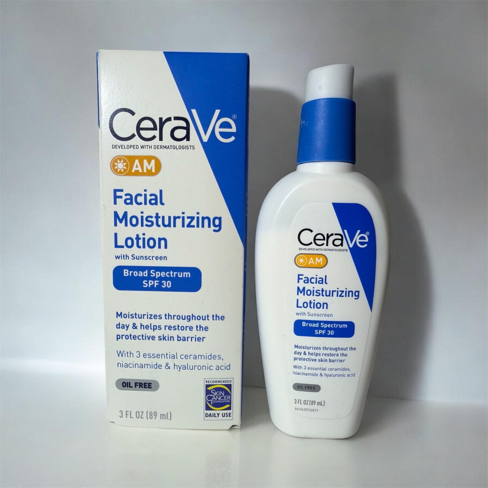 2 Pack CeraVe AM Facial Moisturizing Lotion SPF 30 – NEW IN BOX~EXP:01/2027
