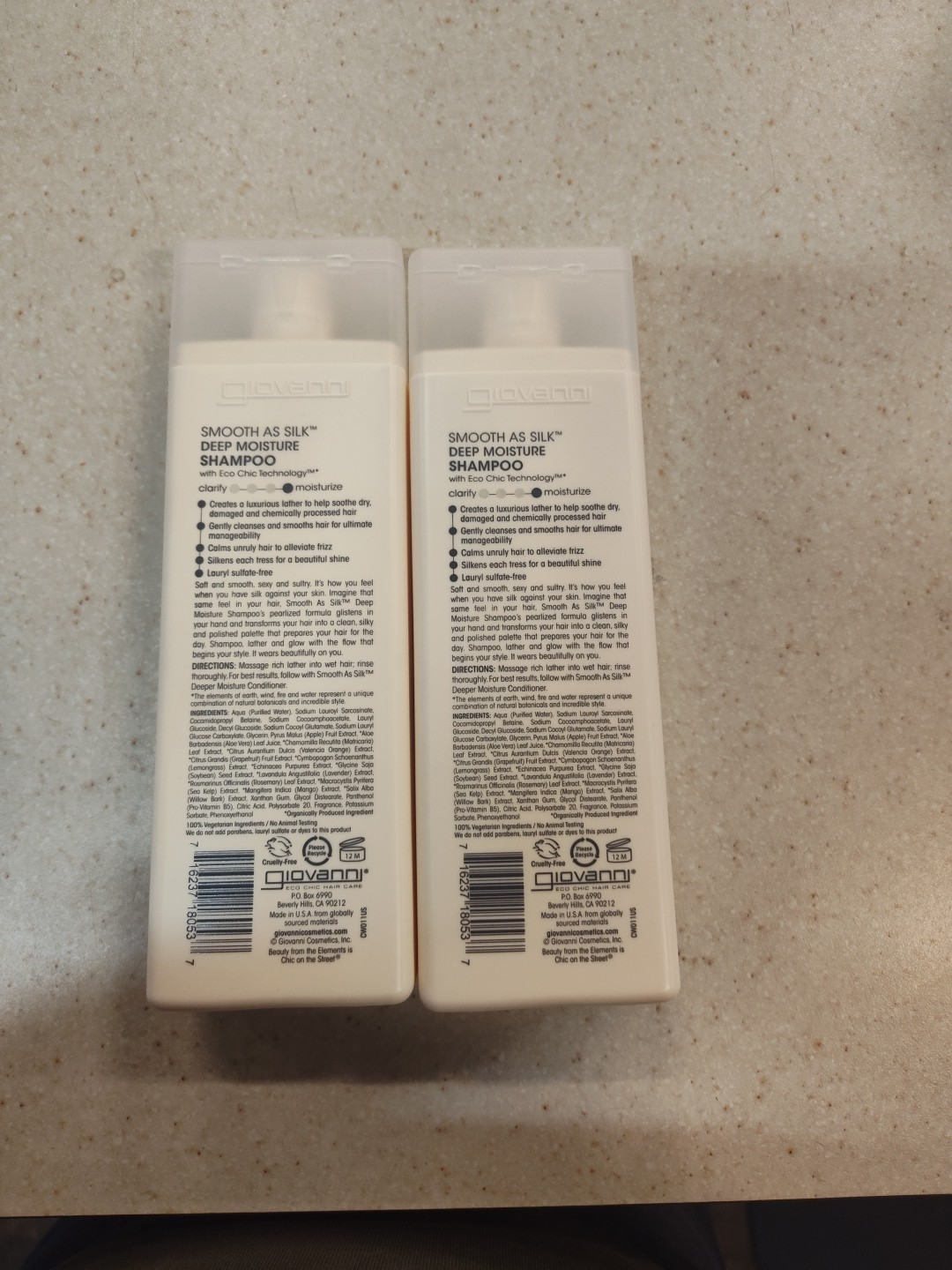 Giovanni Smooth As Silk Deep Moisture Shampoo 8.5 fl oz Each – 2 Pack