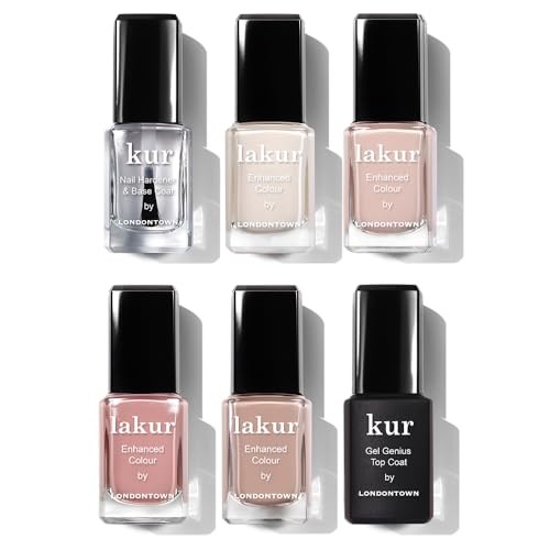 LONDONTOWN The Sophisticate Collection – Full Manicure Nail Polish Kit with