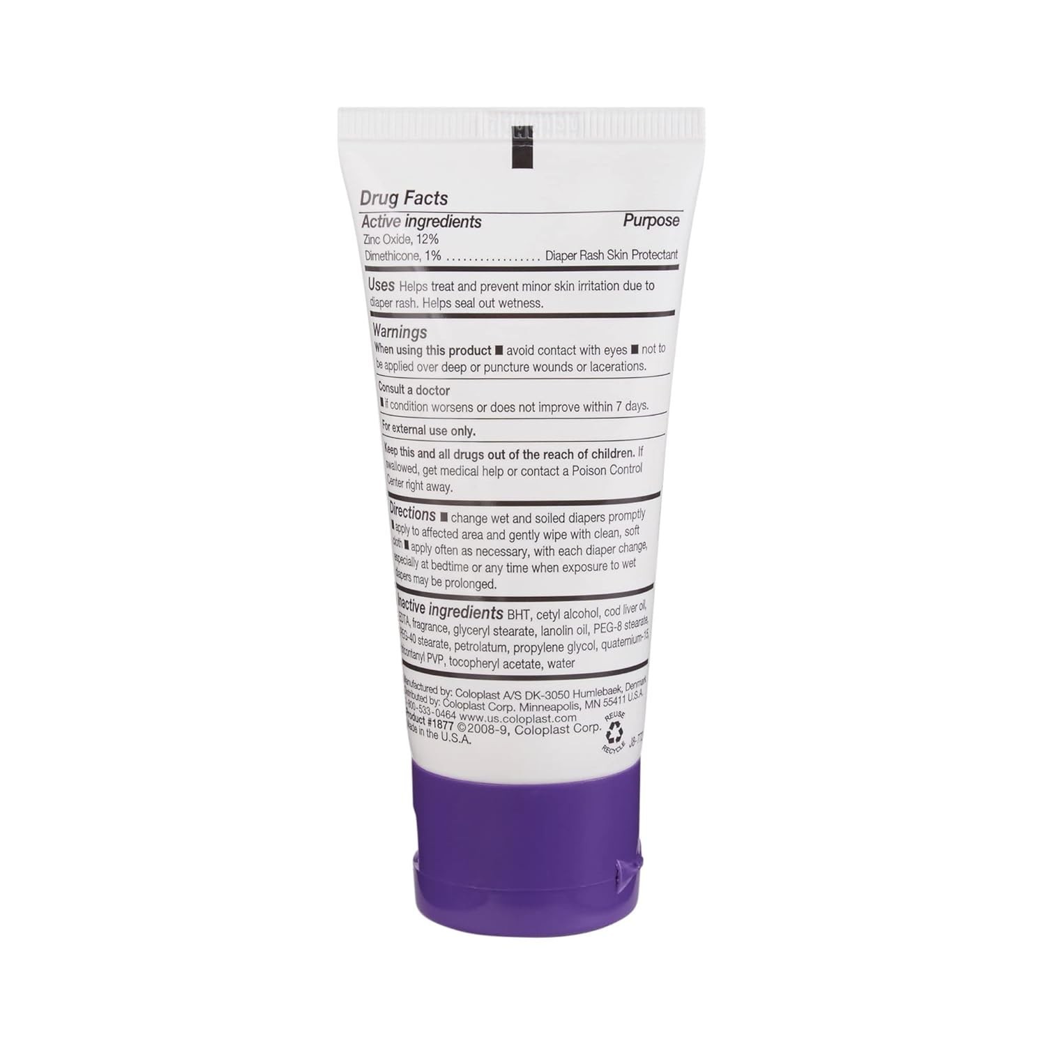 2 oz Baza Protect Moisture Barrier Cream – Zinc-Based Formula for Skin Hydration