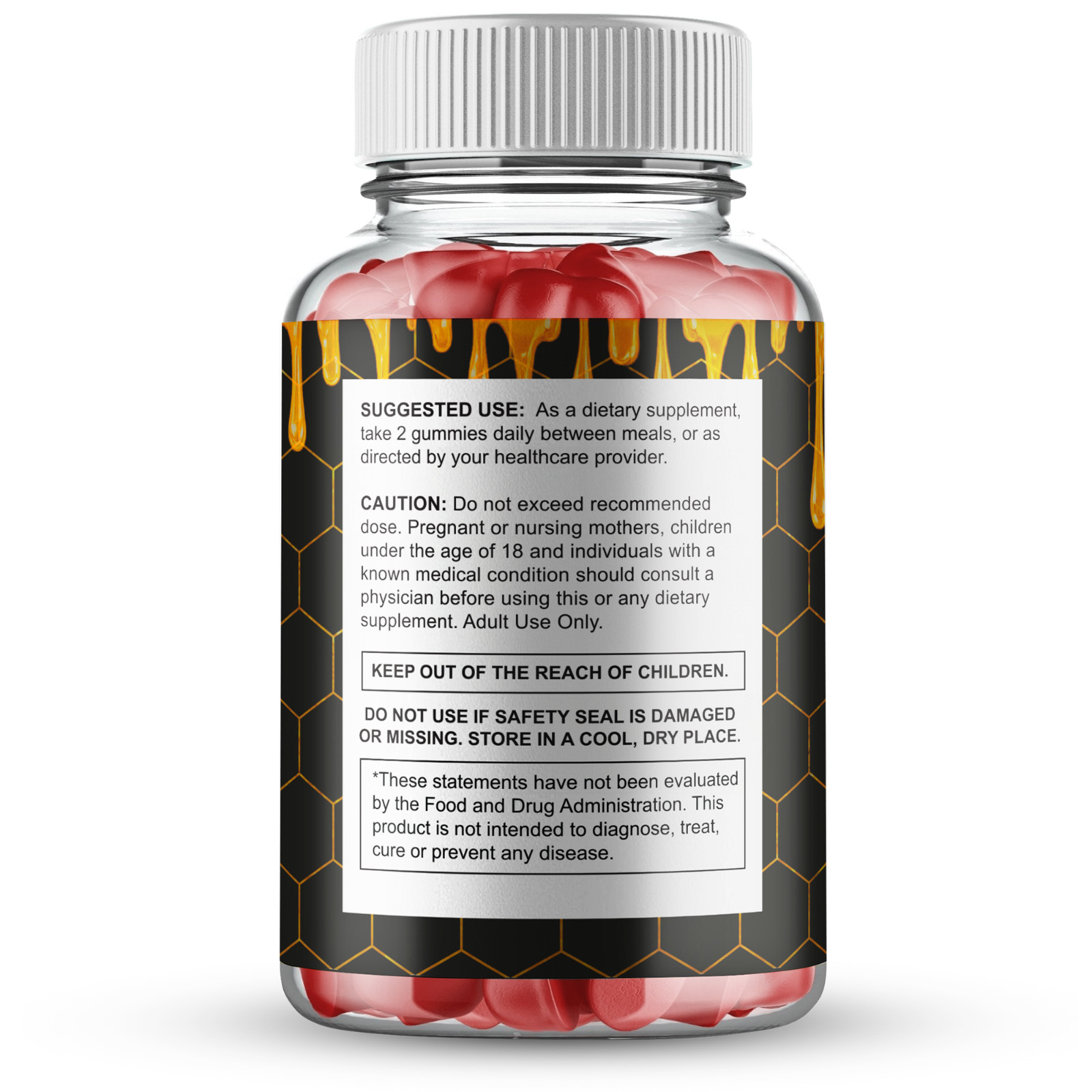 Alpha Honey Gummies, Official AlphaHoney Supplement Gummy (5 Pack)