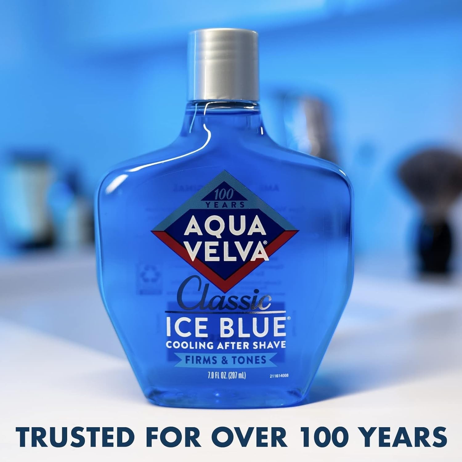 America’s First After Shave – Classic Ice Blue, 7 Oz Lotion Refreshes Skin
