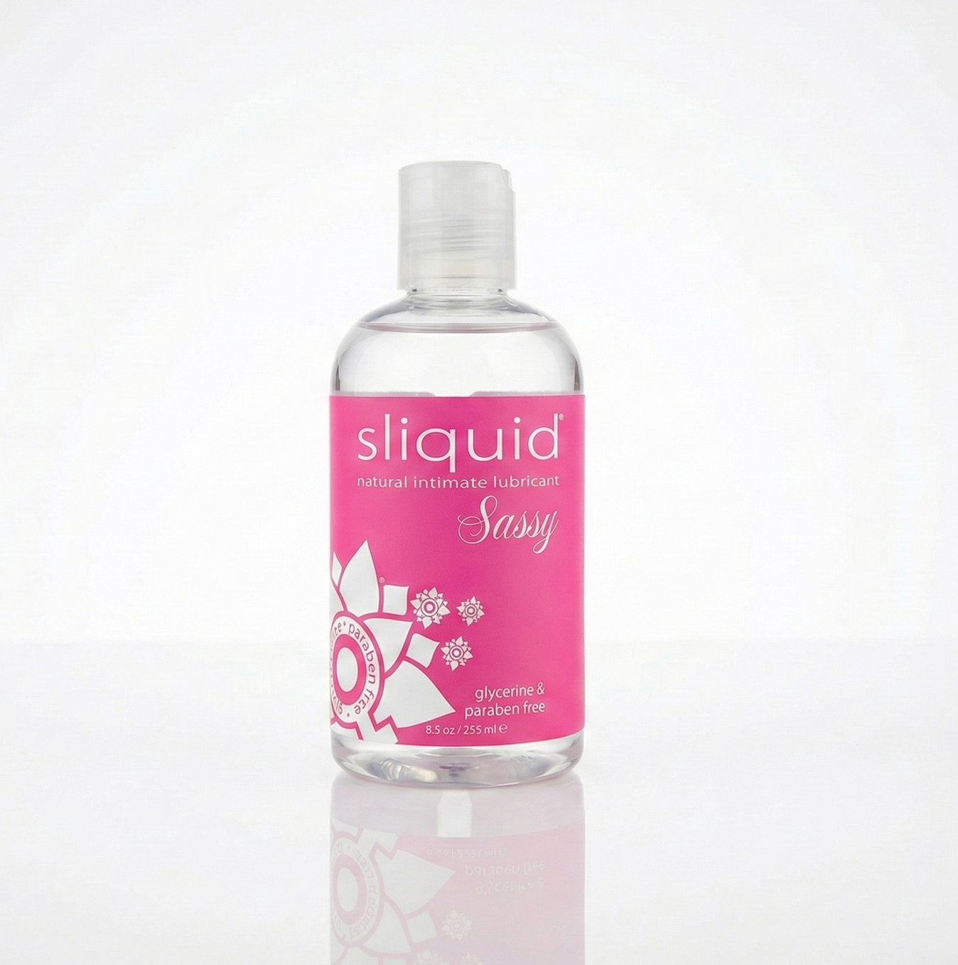 Sliquid Sassy Water Based Personal Lubricant Gel Natural 8.5oz Unscented NEW