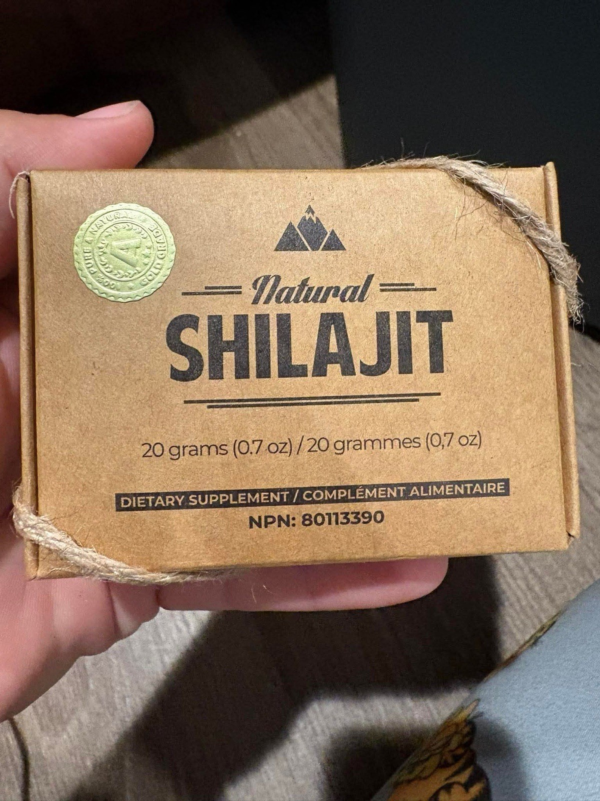 Natural Shilajit Traditional Resin Plant Based Vegan 20 grams 65 Svgs. 12/25 NEW