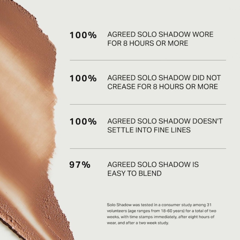 MERIT Authentic Solo Shadow Cream Eyeshadow Matte 0.17 oz 6 shades
