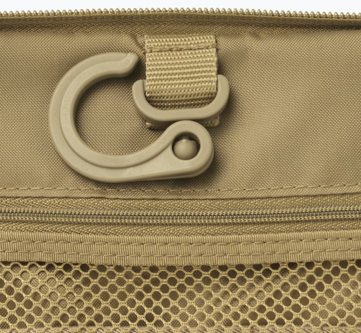 MUJI Hanging Toiletry Case biege 16x19x6cm