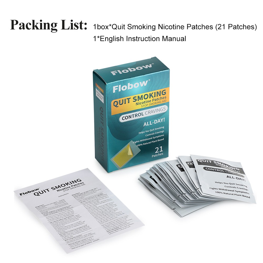 Nicotine Transdermal System Patch Step 1 21 mg 21~420 Patches Stop Smoking Aid