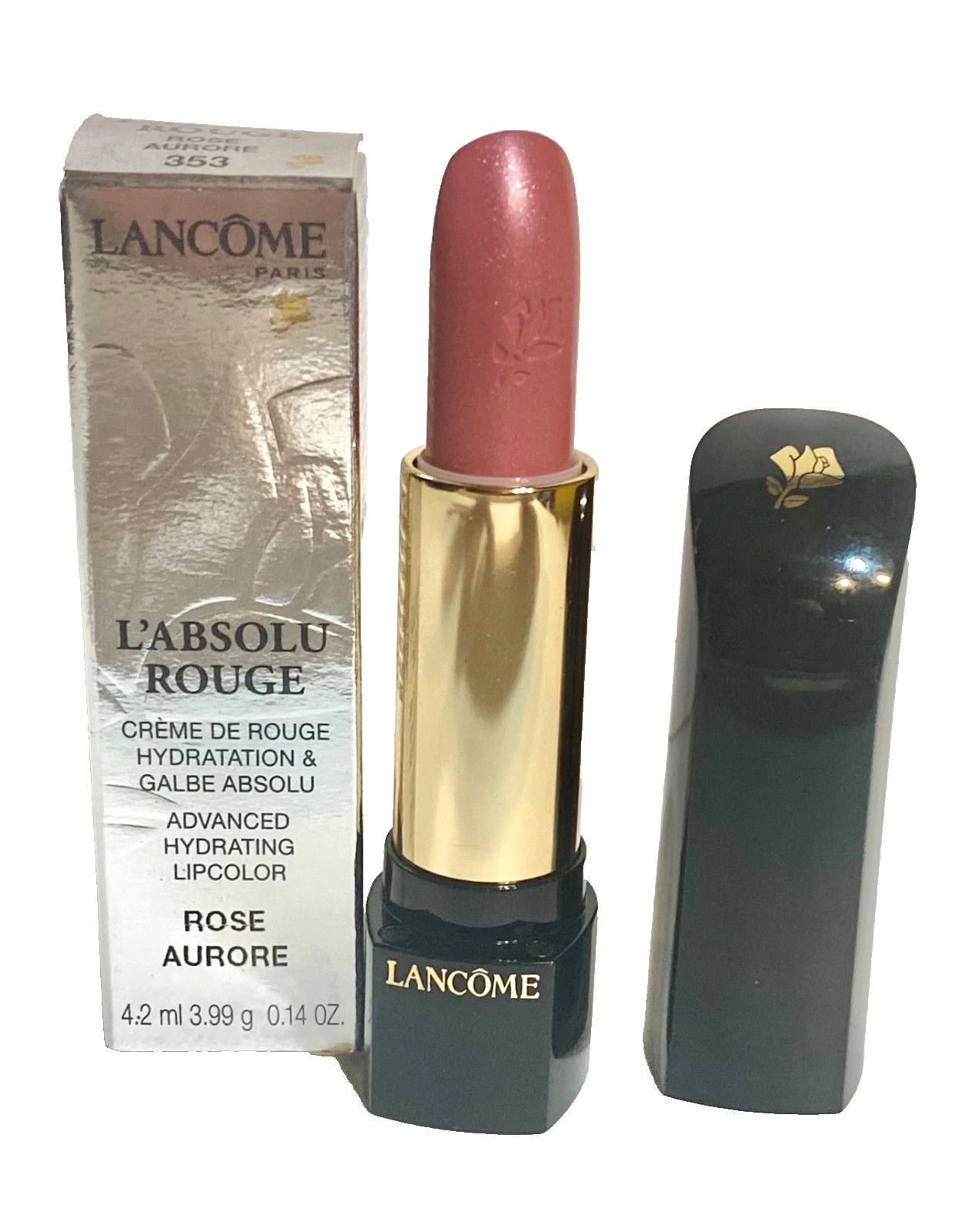Lancome L’Absolu Rouge Lipstick 353 Rose Aurore NIB