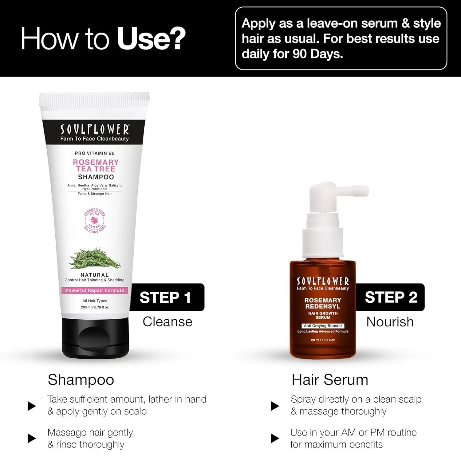Rosemary Redensyl Hair Growth Serum & Anti Greying Booster Concentrate 30ml