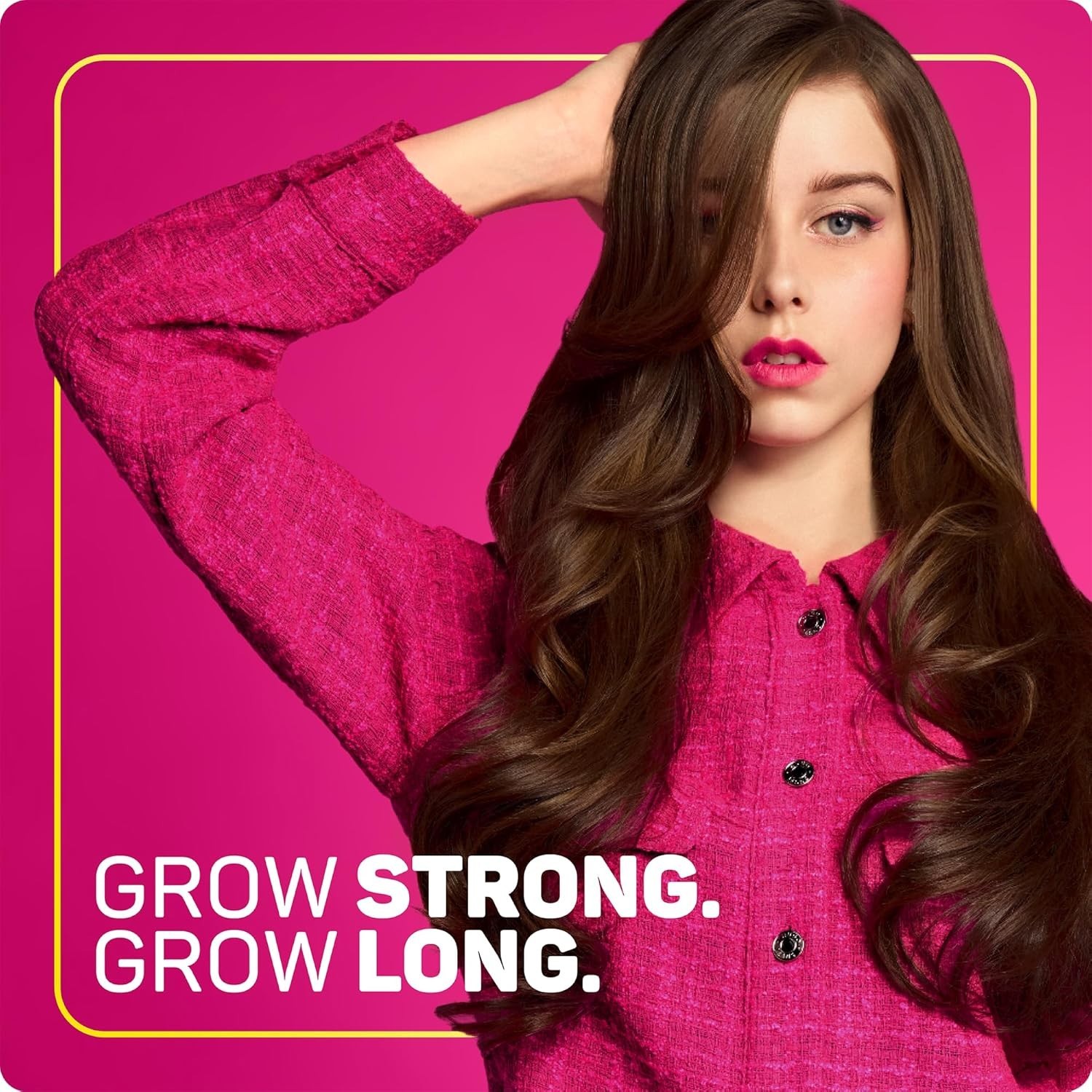 Grow Long Leave-In Conditioner Spray: Hydrating Biotin & Ginseng Formula, 8.4 Oz