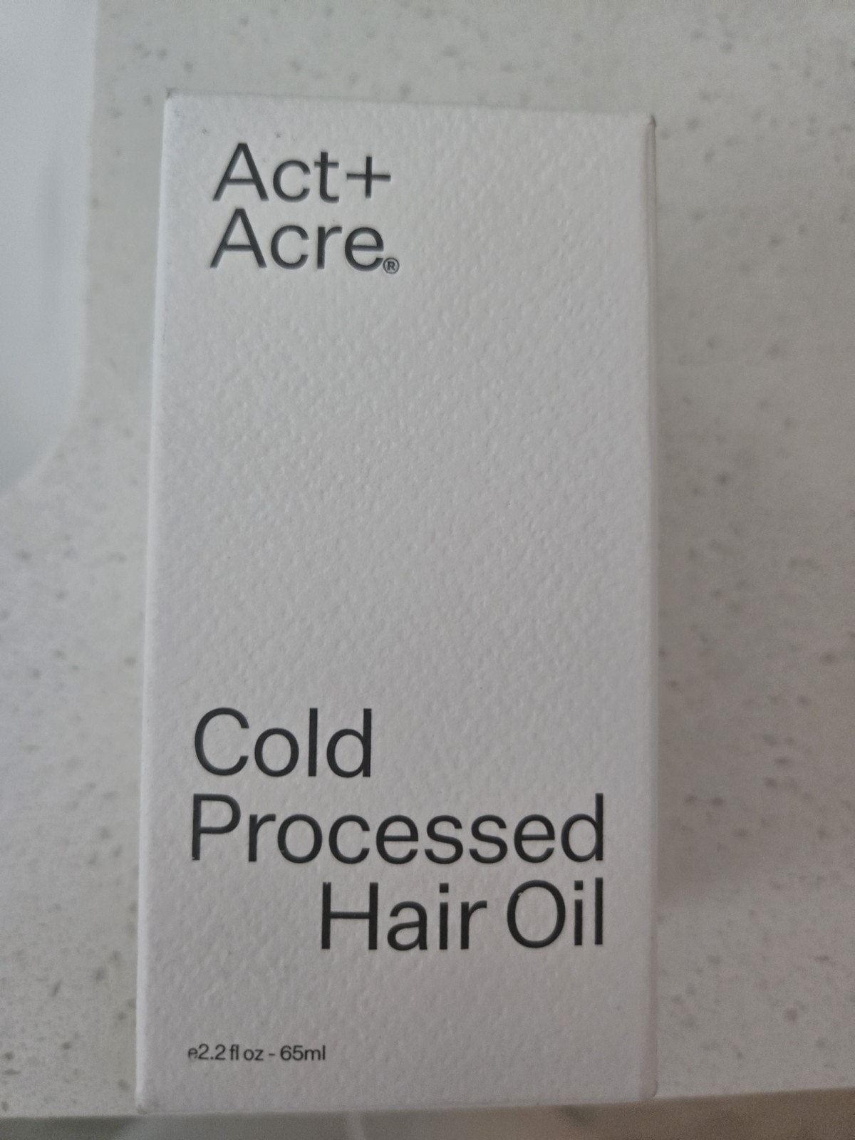 Act+Acre Cold Processed Hair Oil Heat Protectant Shine Frizz 2.2 fl oz