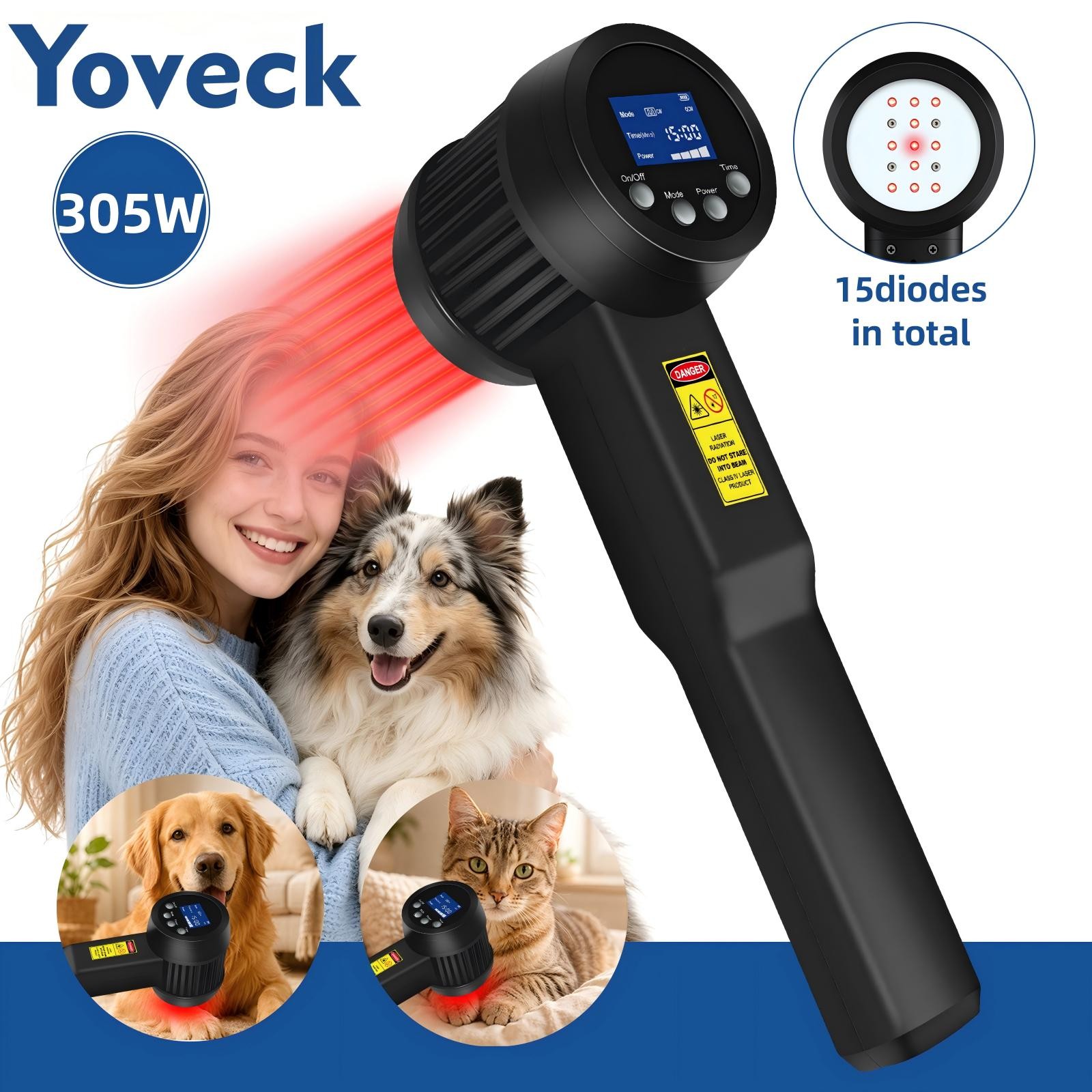 305W Super Pulsed Laser Treatment for Arthritis Pain Relief NIR Light Therapy