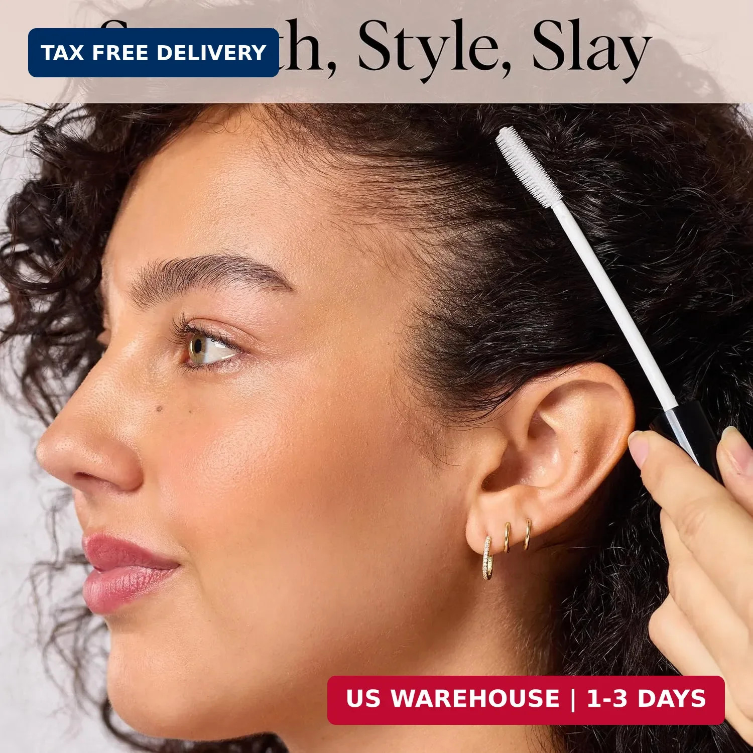 Kitsch Hair Taming Wand – Fly Away Stick For Hair with Biotin, Aloe & Vitamin E