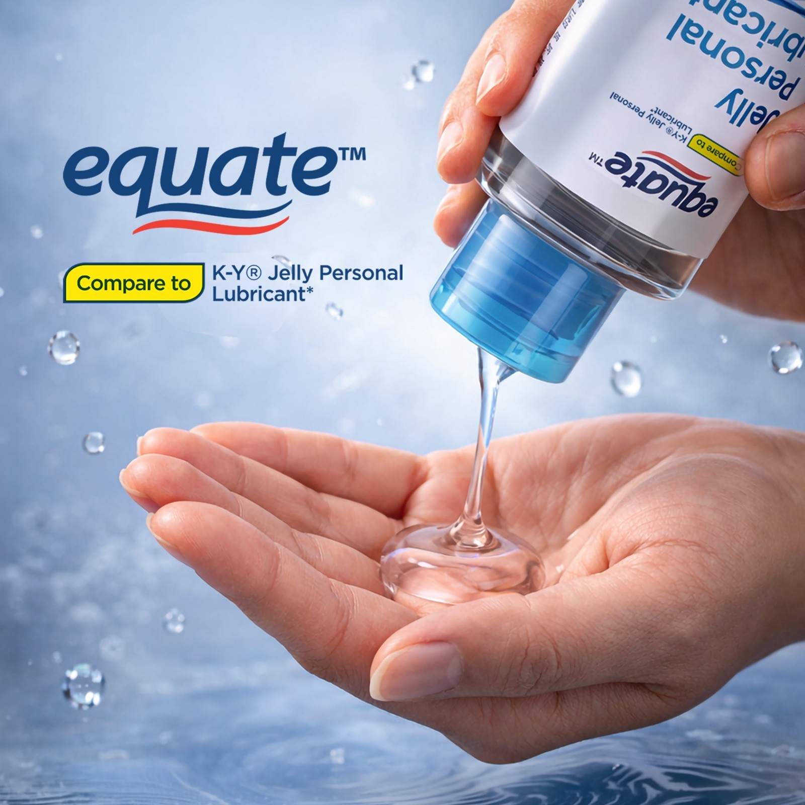 Equate Liquid Personal Lubricant Jelly Fragrance Free 4 OZ