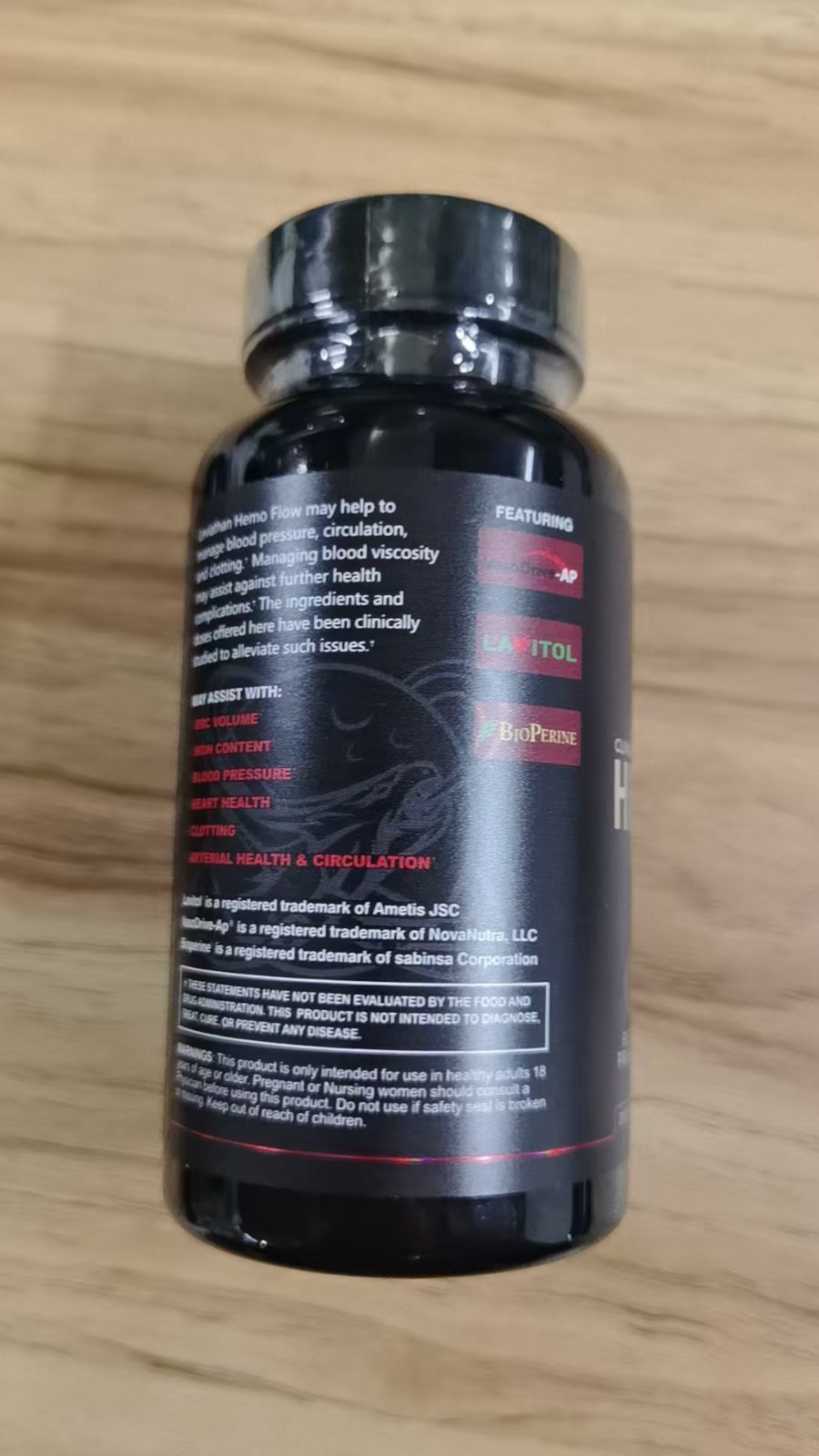 (3Pcs) Hemo Flow Nattokinase 10,000 FU Blood Support 3 Bottles 180 Capsules
