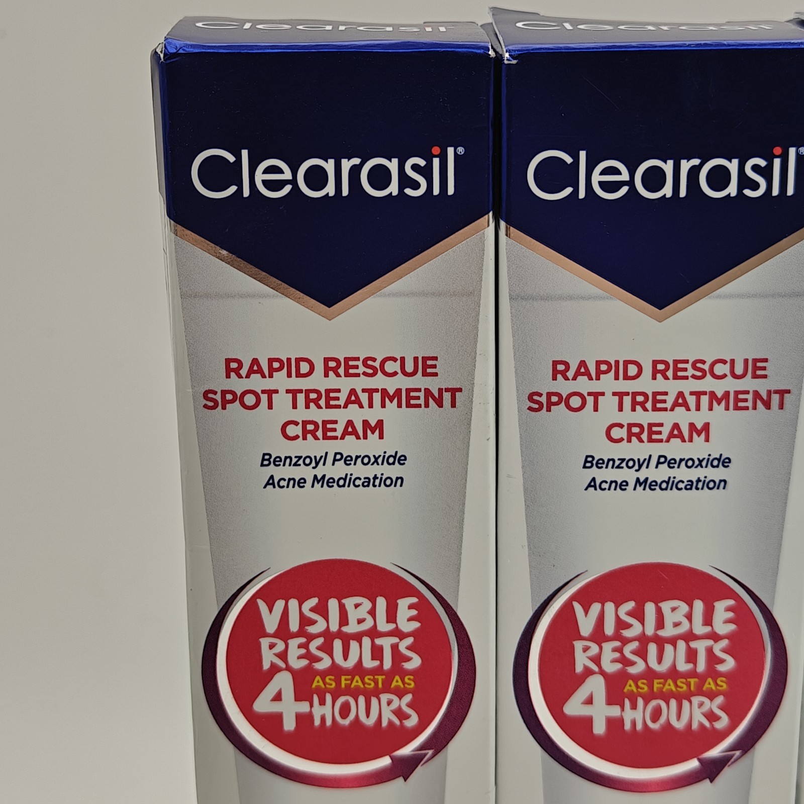 3 Pack Clearasil Rapid Rescue Spot Treatment Cream 1 oz Acne Exp 7/26 New
