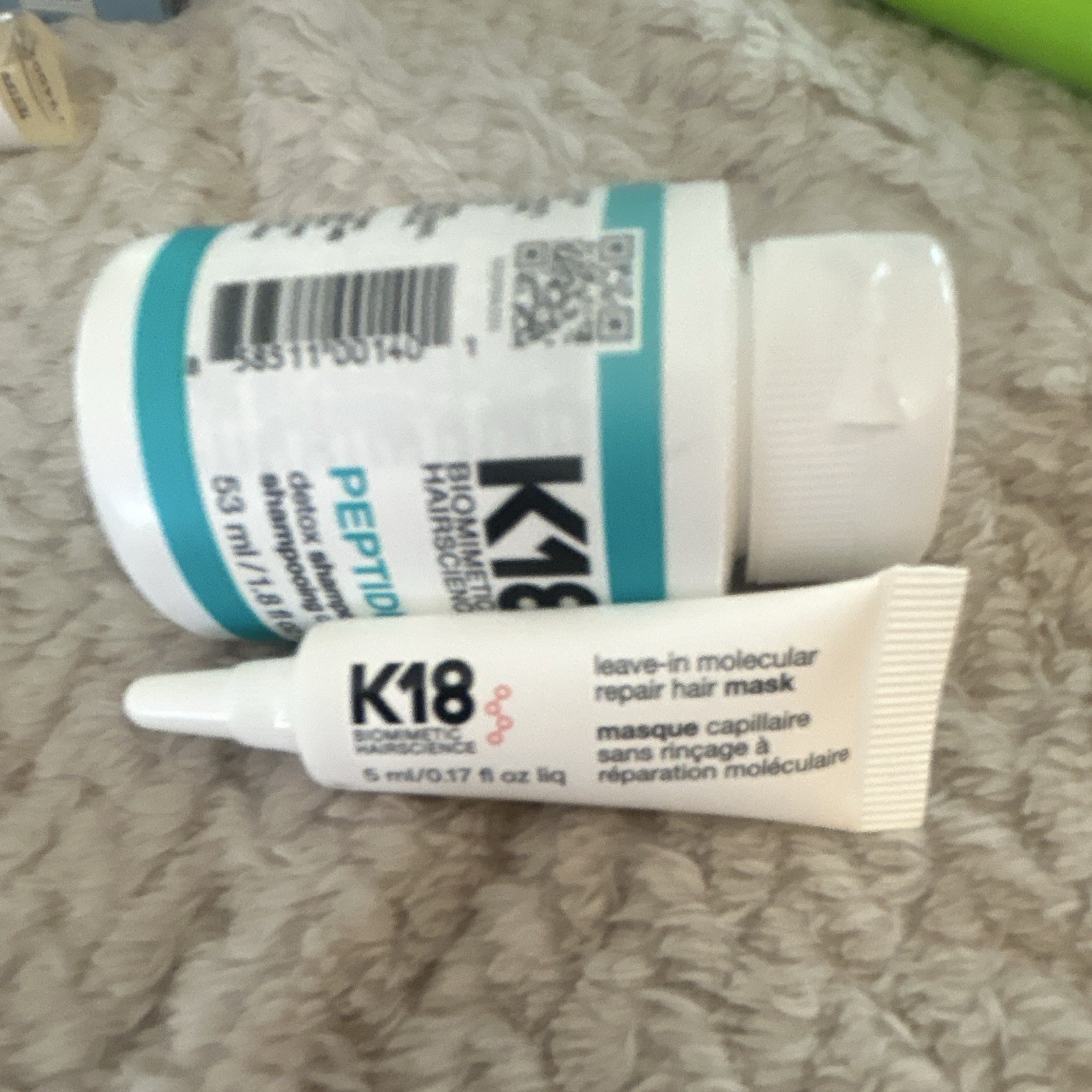 K18 Biomimetic Hairscience Peptide Prep Detox Shampoo 53ml Clarifying Repair