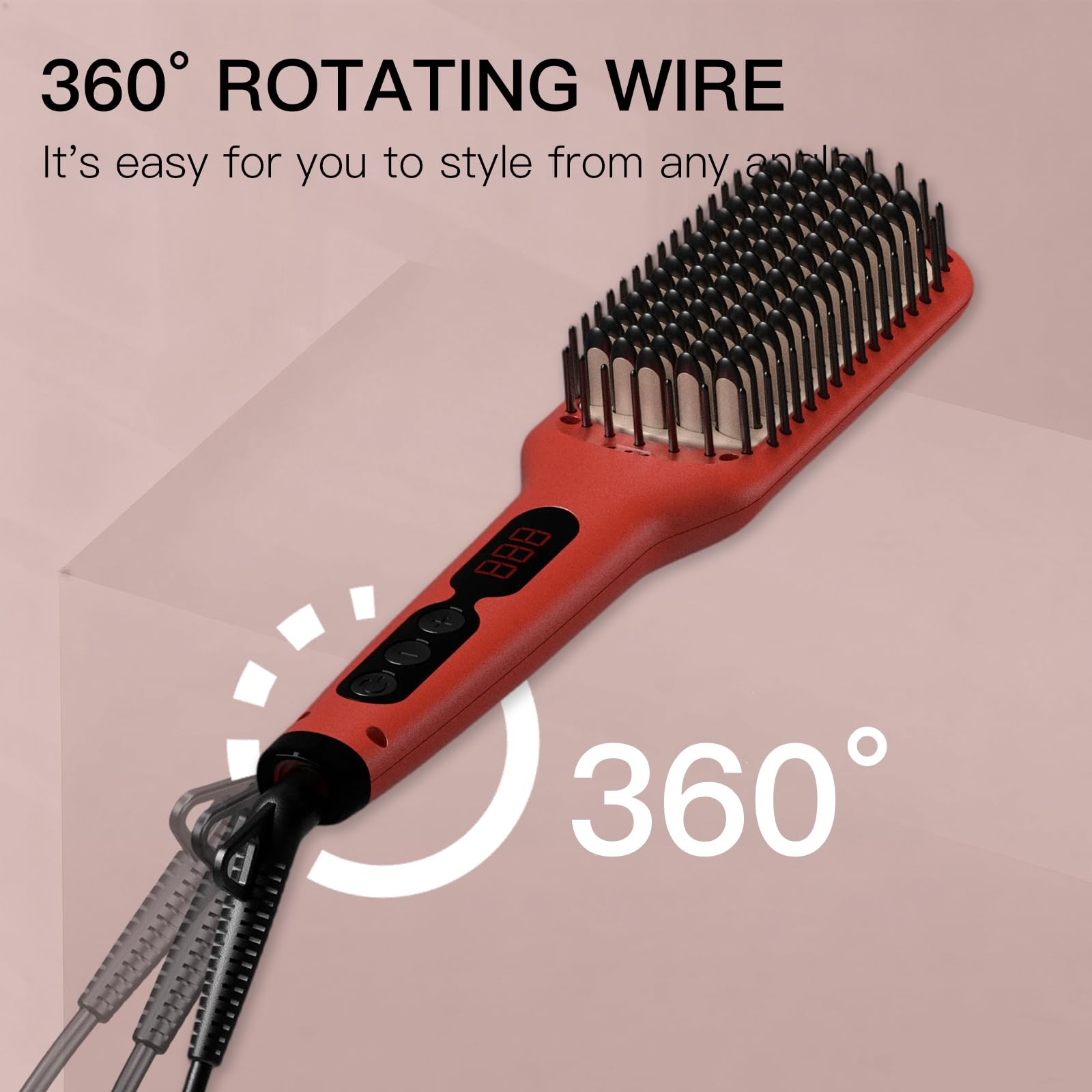 Megawise Pro Ceramic Ionic Hair Straightener 20S Heating Auto-Off Anti-Scald