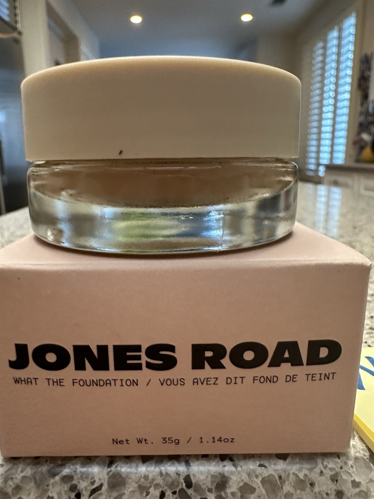 Jones Road Bobbi Brown What The Foundation BEIGE 1.14oz/35g FULL SZ NEW BOX $46