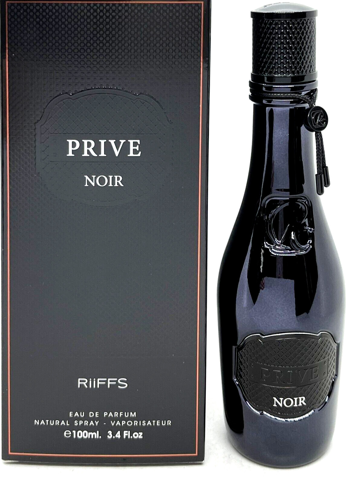 RIIFFS PRIVE NOIR EAU DE PARFUM SPRAY FOR MEN 3.4 Oz / 100 ml BRAND NEW ITEM!!!
