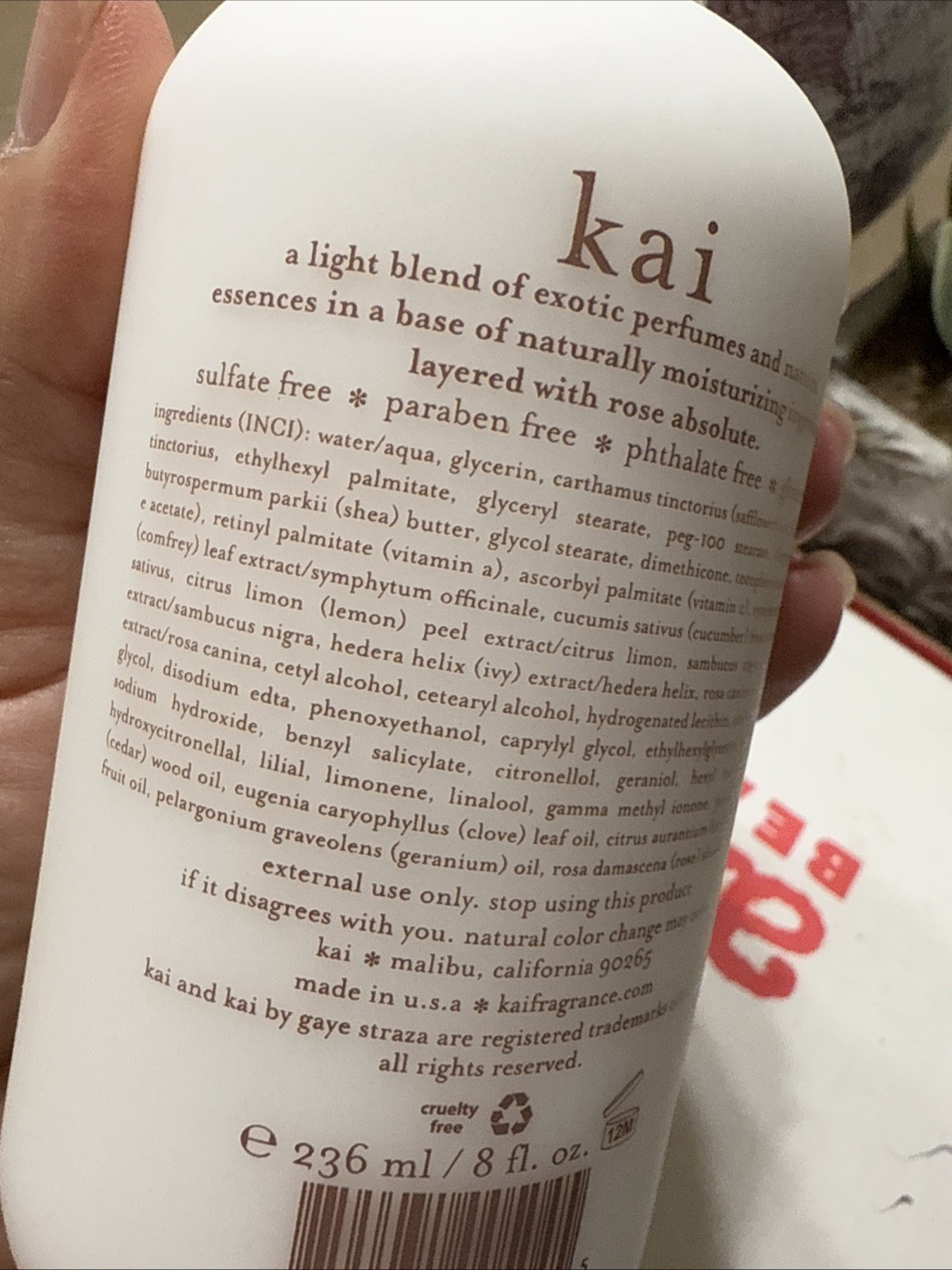 Kai Rose Body Lotion. Body Lotion & Cream