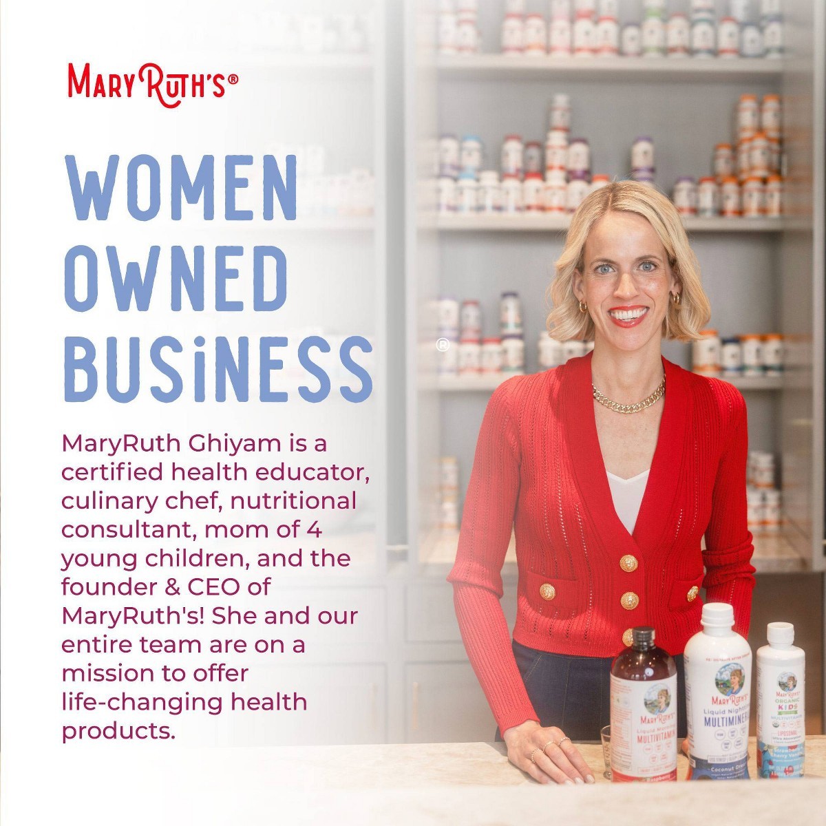 MaryRuth’s Prenatal & Postnatal Liquid Multivitamin – Berry – 15.2 fl oz: Biotin