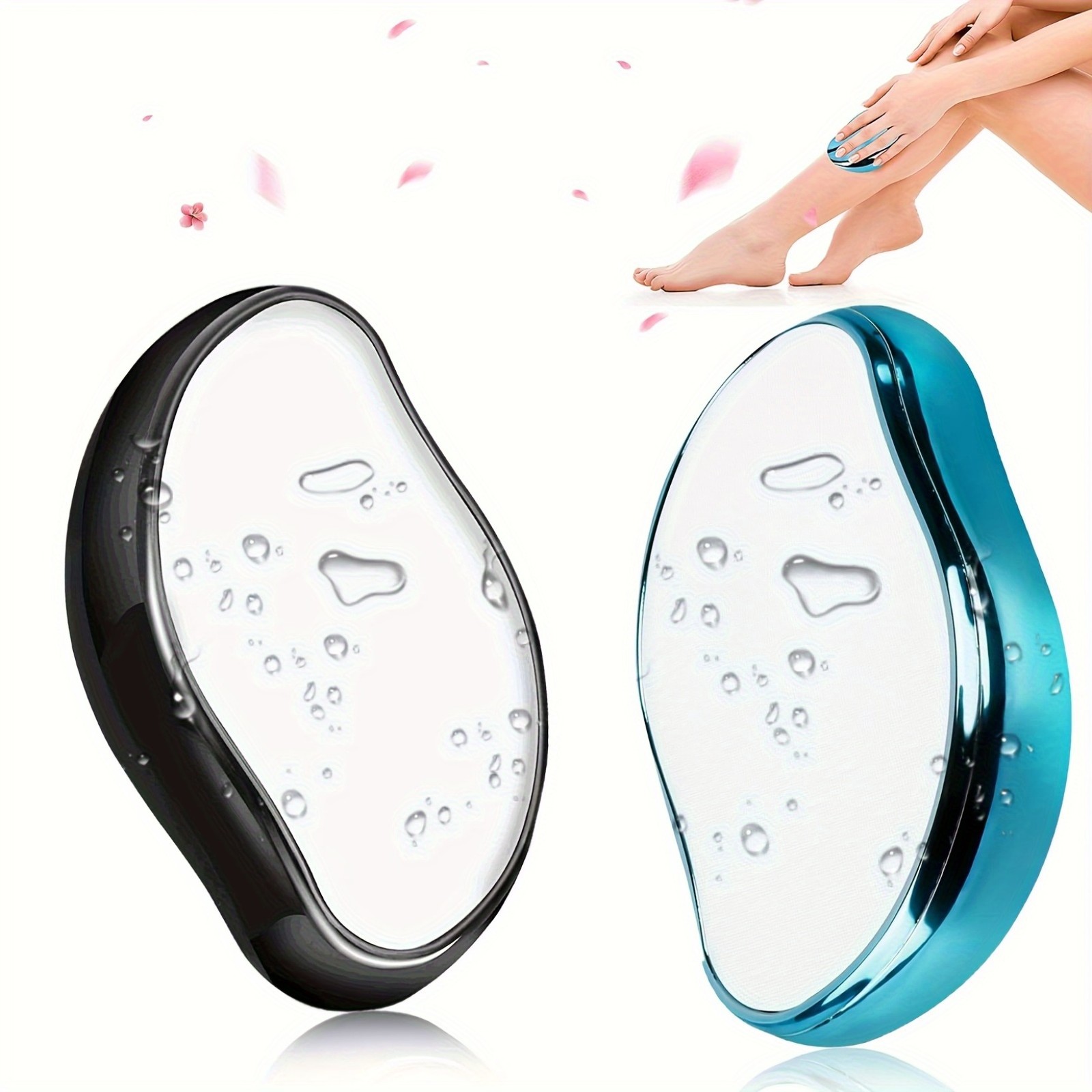 Reusable Unisex Compact Hair Removal Tool No Power Required Blue Black