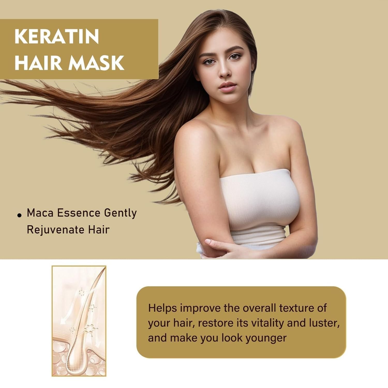 Karseell Hair Repair Mask Argan Mascarilla Conditioning Collagen Keratin Damage