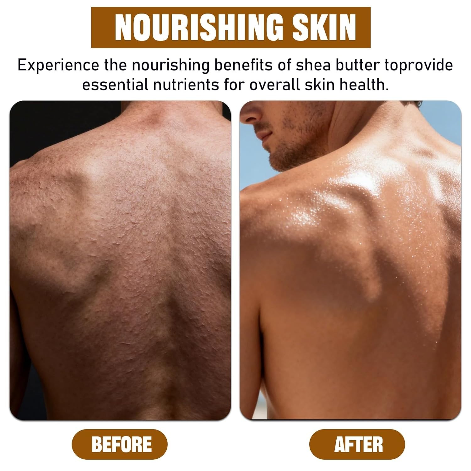 2PCS Pheromone Body Butter for Men, Body Skin Cream with Shea Butter