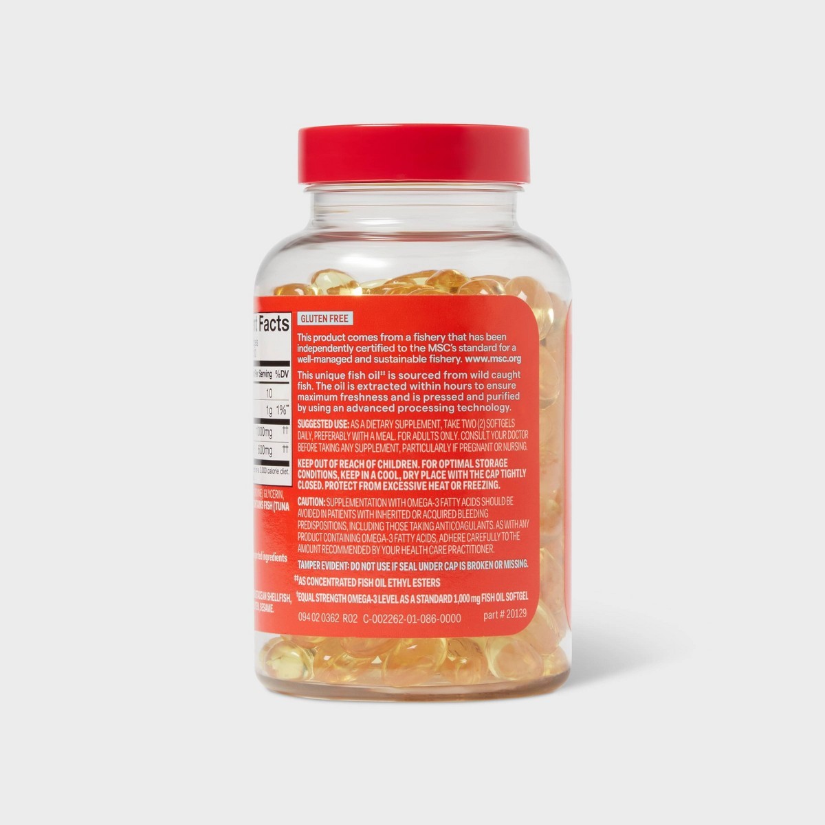 MSC Fish Oil Softgels – 1000mg – 200ct – up&up™