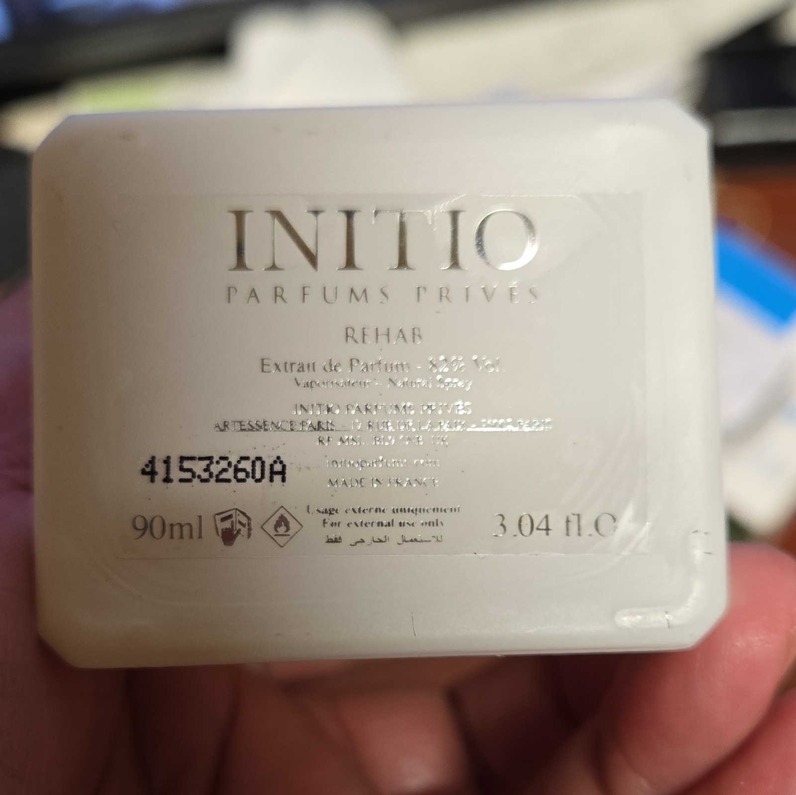 INITIO REHAB Extrait de Parfum Spray Regular Size 3.04 fl oz