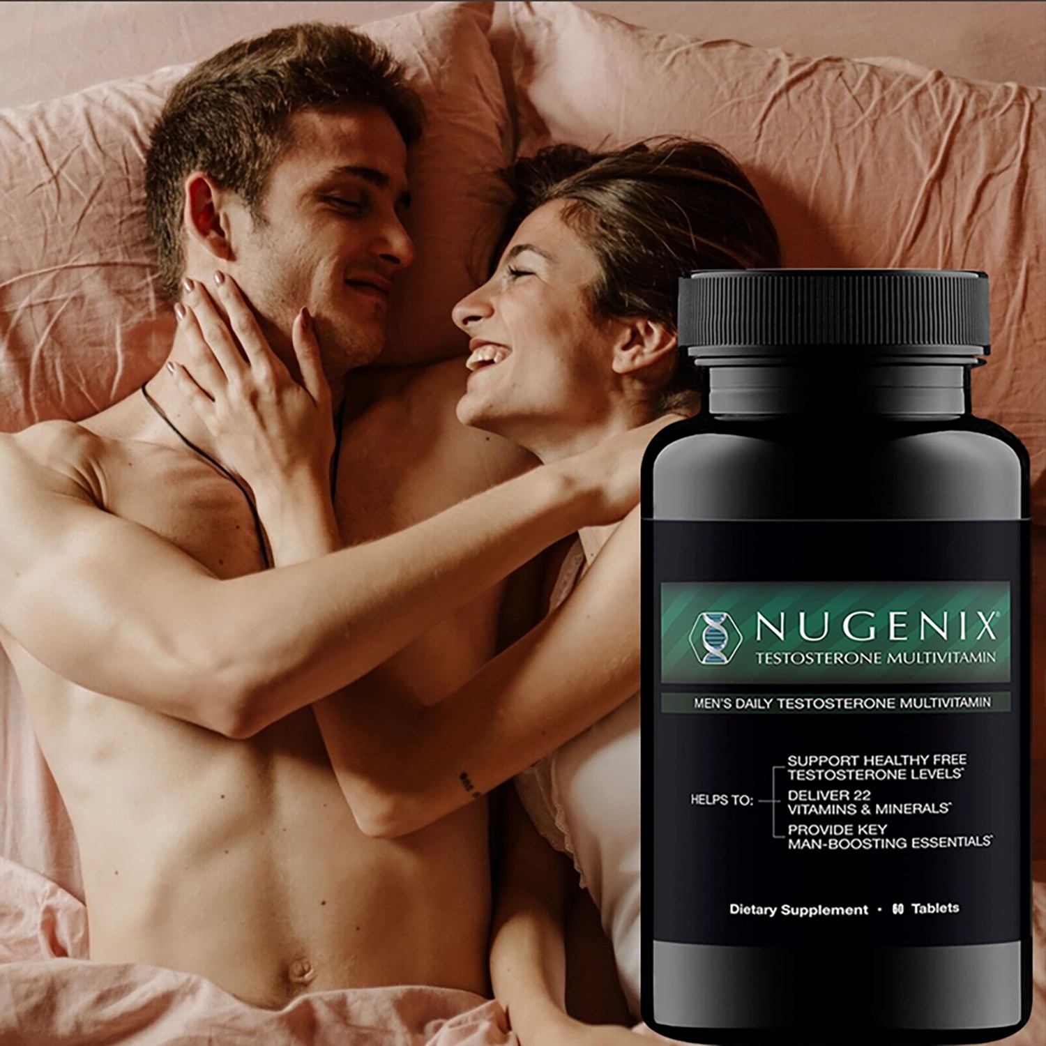 NUGENIX Testosterone 60pcs – Multivitamin Promotes Healthy Blood Circulation