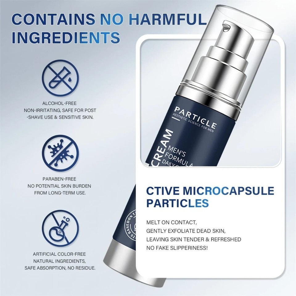 Particle Face Cream For Men 6 In 1 Anti Aging Cream Fights Eye Bags Dark Spot