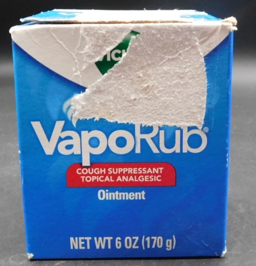 Vicks VapoRub cough suppressant ointment 6oz Exp: 7/27+ New & Sealed