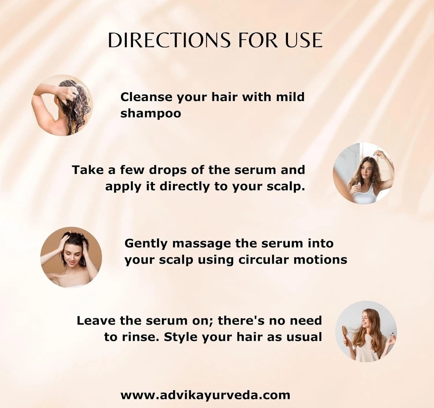 Advik Ayurveda Hair Growth Serum For All Hair Types 30ml