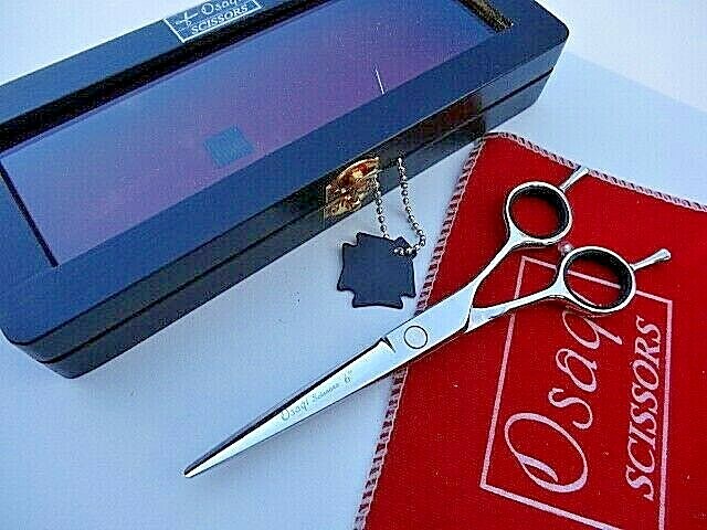MONEY BACK Warranty_6″ Hairdressing scissors VIP COBALT FLAT ADJUSTABLE SCREW