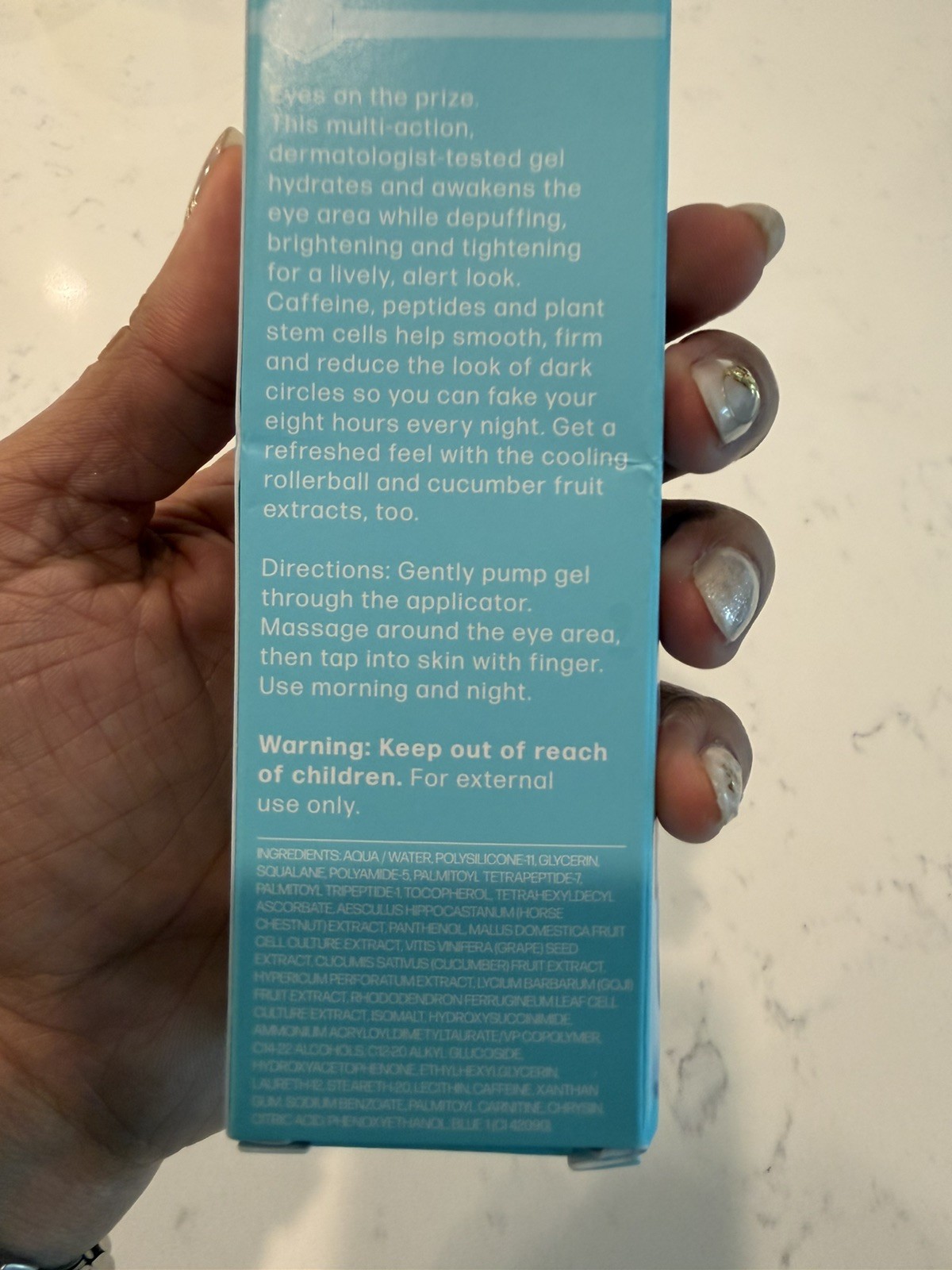 bliss Eye Do All Things Hydrating Eye Gel Caffeine Peptides 0.7 fl oz