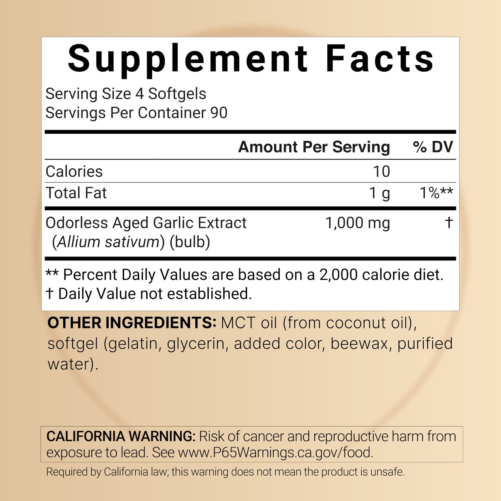 NatureBell Aged Garlic Extract 1,000mg, Over 2 Years 360 Count (Pack of 1)