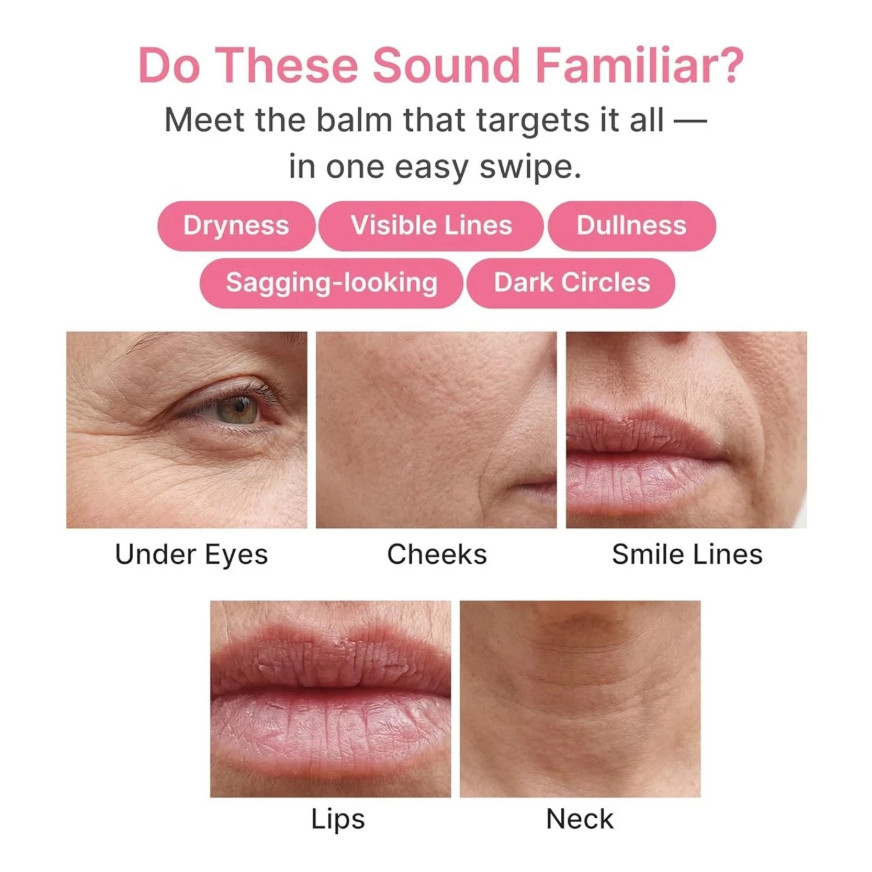 Pink Collagen Plumping Muti Balm K-Beauty Firming Brightening & Anti-aging 10g