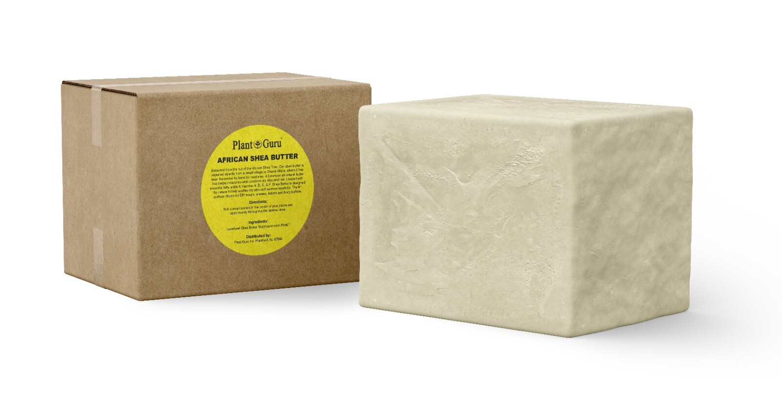Raw African Shea Butter 5 lbs. Bulk IVORY 100% Pure Unrefined Organic Natural