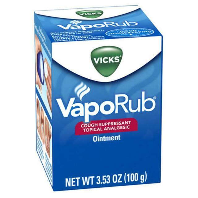 Vicks VapoRub Menthol Camphor Eucalyptus Ointment TUB 3.53oz —