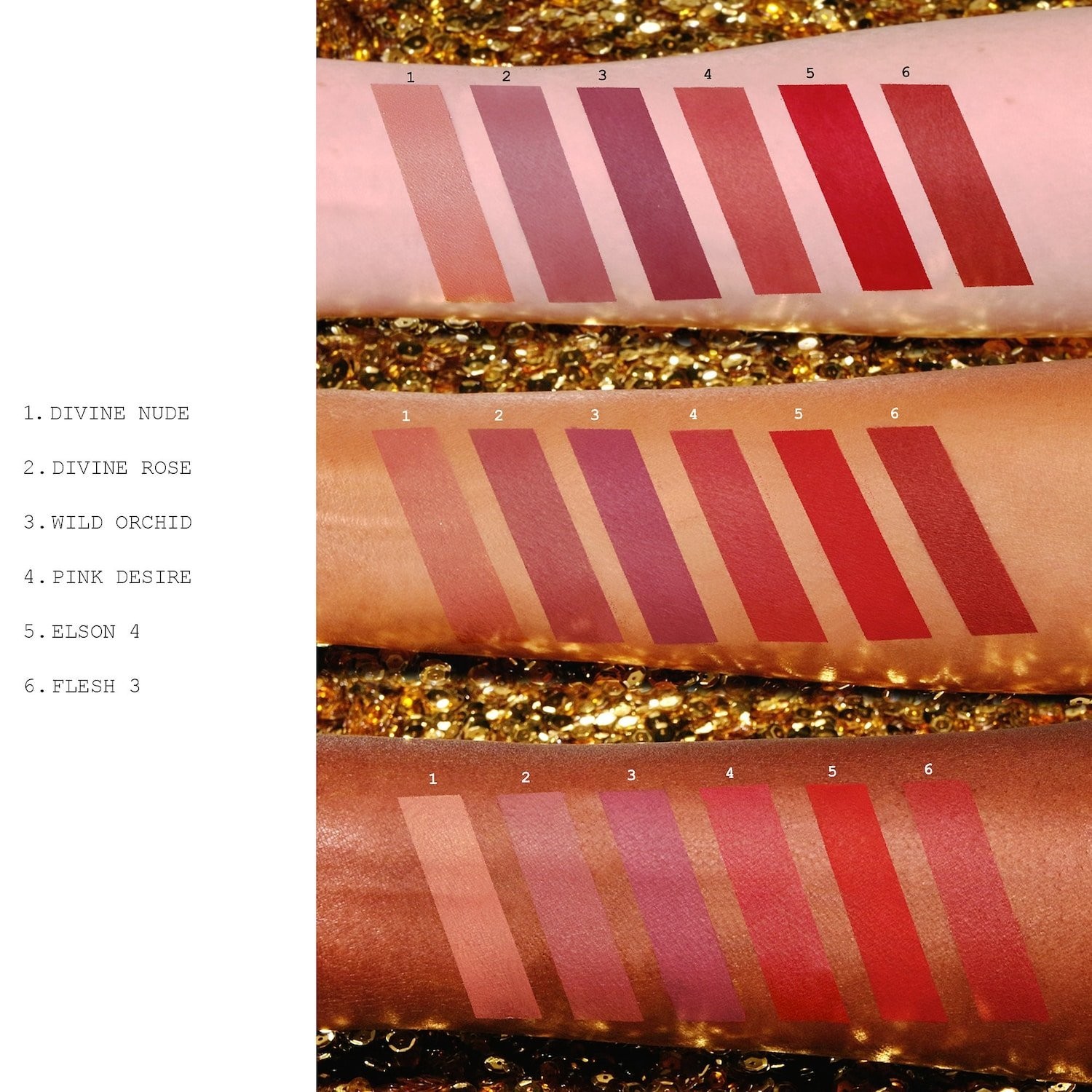 PAT McGRATH LABS Authentic Legendary Wear Matte Lipstick 6 colors 0.17 oz