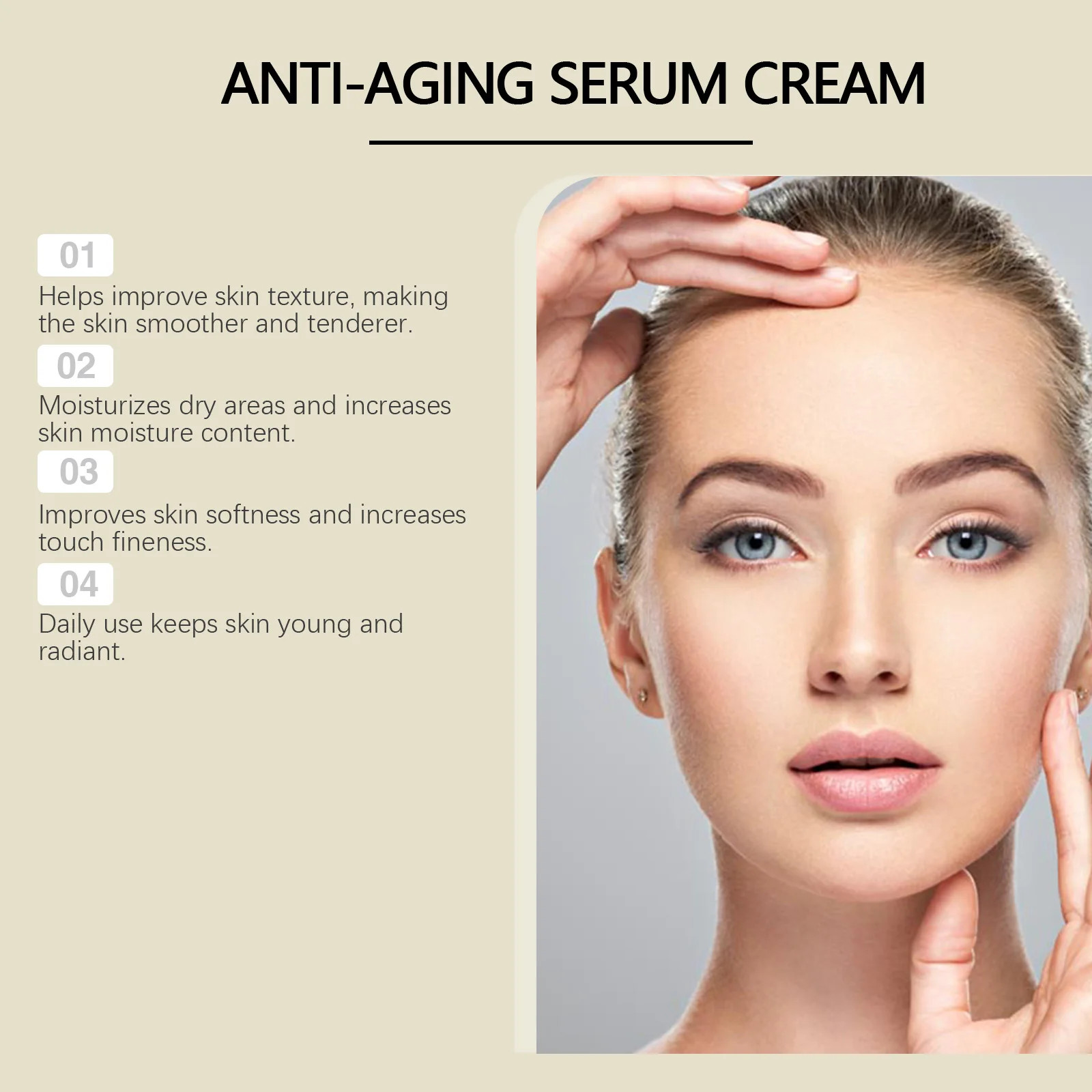 Face Cream for Dark Spots Removal Fine Lines 7 Day Repair Damaged Skin Firming